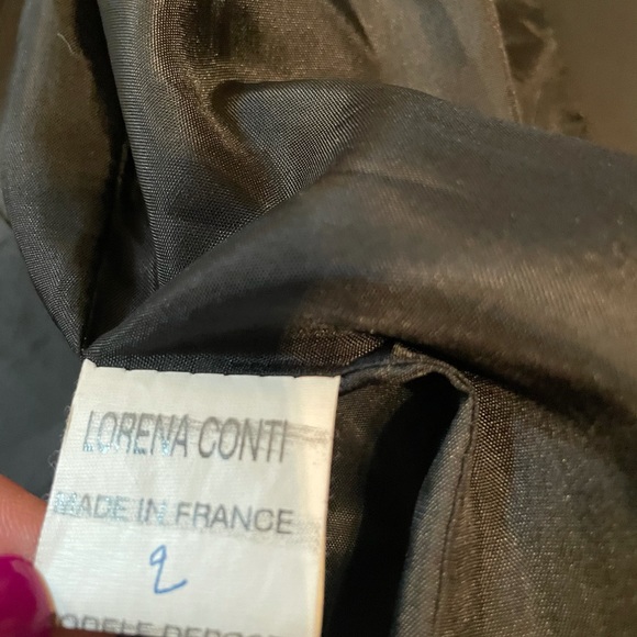 Lorena Conti black pleather jacket - Picture 9 of 13